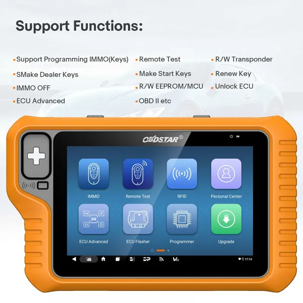 OBDSTAR X300 Classic G3 Key Programmer With Built-in CAN FD DoIP Support Car/ HD/ E-Car/ Motorcycles/ Jet Ski Get Free Key Sim and Motor Adapters