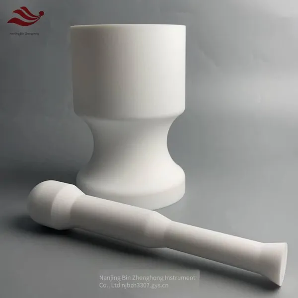 polytetrafluoroethylene mortar for sample pretreatment, teflon grinder, corrosion-resistant plastic mashing jar