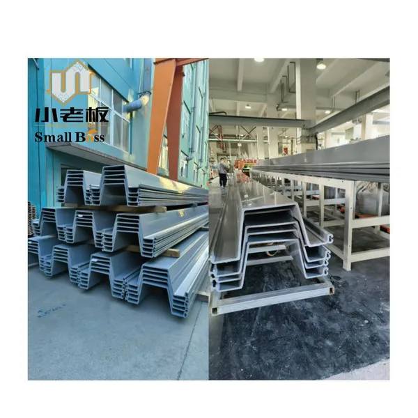Strong Huge SG825 PVC Sheet Pile U Type Seawall Retaining Wall Plastic Sheet Pile Vinyl Sheet Piling for Water Control Solution photo-3