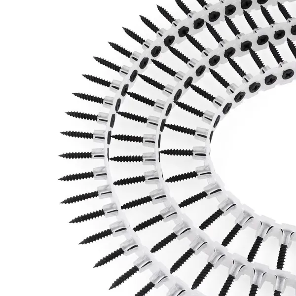 Professional Grade Collated Screws, White Zinc Plated, Coarse Thread, 25-40mm, China Supply, Reliable Quality photo-2