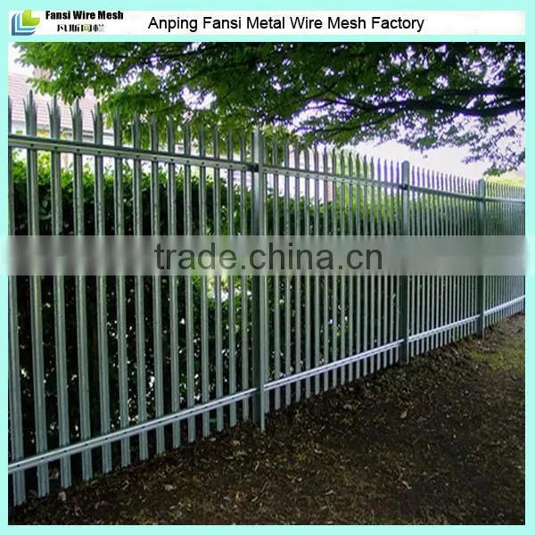 RAL 6005 Green Powder Coating Palisade Security Fencing photo-6