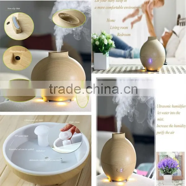 Bamboo and Wooden Ultrasonic Aroma Diffuser photo-3