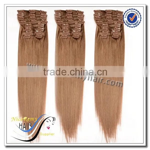 New Selling Factory Price High Quality 30 Inch Human Hair Extensions Clip in 100% Human Hair Best Selling photo-6