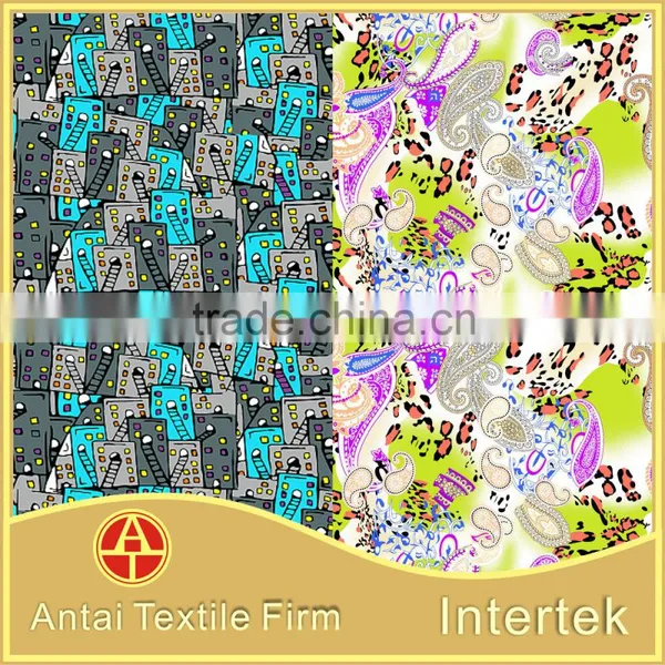 Fashion Printed Design Nylon Lycra Fabric/4 Way Stretch Nylon Spandex Printing Underwear Fabric photo-3