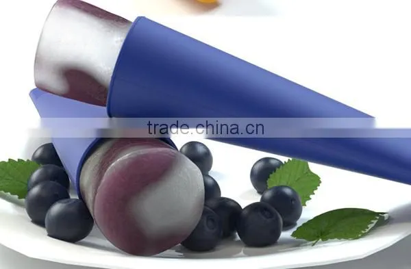Factory Direct Whole Sale Food Grade Set of 6 Silicone Popsicle Mold Silicone Ice Mold Silicone Ice Cone Mold photo-5