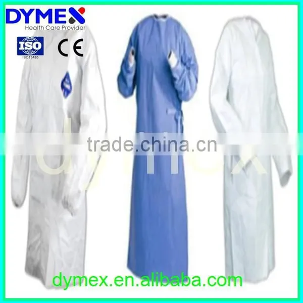 Nonwoven Fabric High Quality Disposable Keen Length Lab Coats photo-2