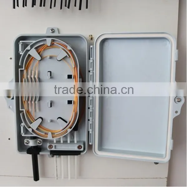 4 Core FTTH Waterproof PC Fiber Optic Wall Mounting Optical Termination Box Ip65 photo-2