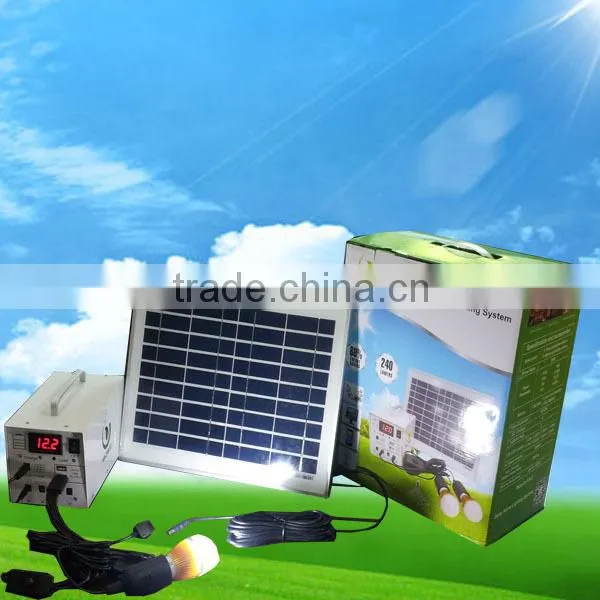 10w Mini 12v Solar Led Lights Kit for Home System photo-3