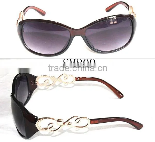 New Trend 2015 Woman Eyeglasses With Metal Mixed Temple, Sunglasses Taizhou
