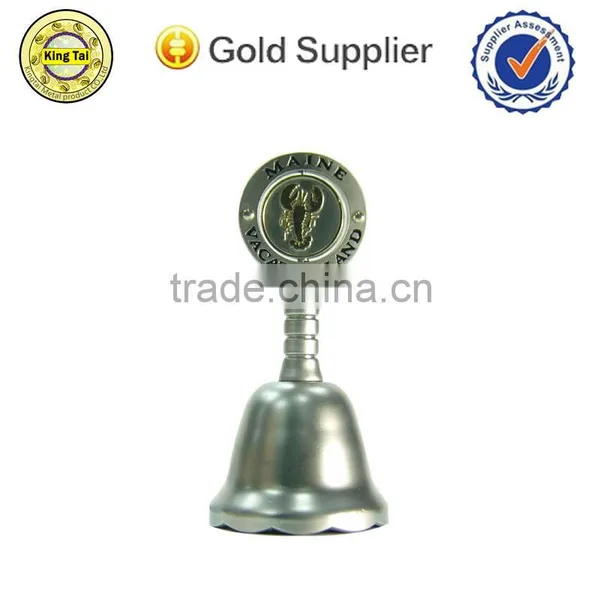 High Quality Metal Christmas Bell Decoration Handle Cow Bell photo-3