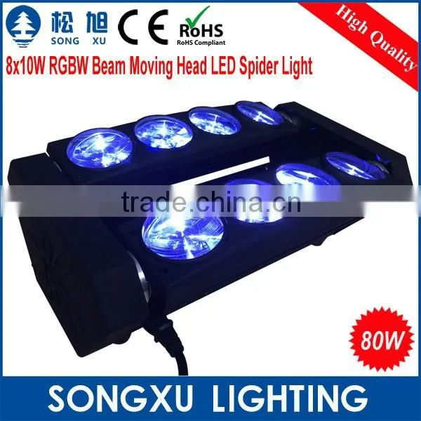 Wholesale 8x10w Rgbw Beam Led Spider Light Moving Head Light photo-5