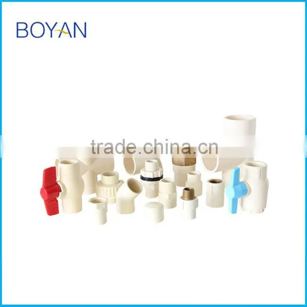 BOYAN Zhejiang High Temperature Water Supply Fittings ASTM 2846 Cpvc Ball Valve photo-3