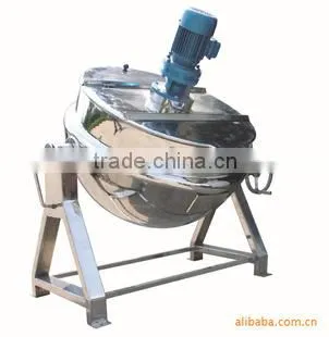 Sugar Cooking Pot Adhesive Reactor Tilting Jacketed Boiling Mixing Kettle photo-2