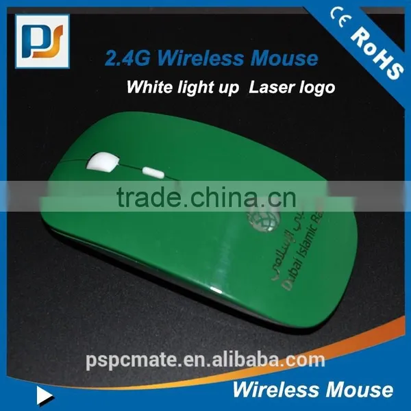 Ultra Slim Wireless USB Computer Mice 2.4G Wireless Mouse photo-3