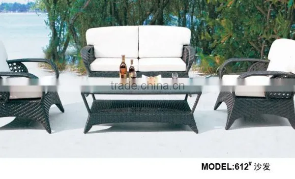 High Quality Garden Rattan Wicker Sofa Set photo-4
