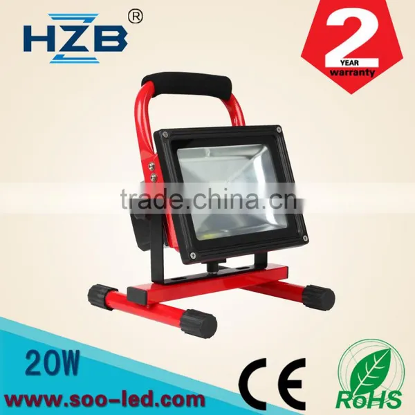 Low MOQ Can be Customized Emergency 20w Portable Led Flood Light Rechargeable 8hours Working Time From Fully Charged photo-2