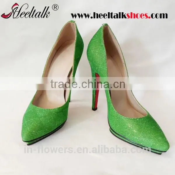 Green Fashion Women Dress Shoes All Size