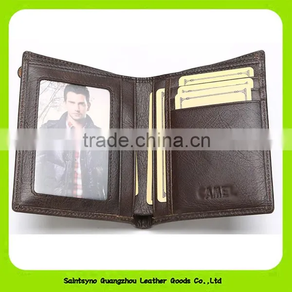 16902 Best Workmanship Men Leather Wallet Manufacturer photo-3