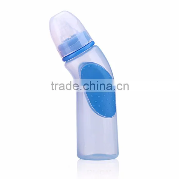 New Products! Hot Selling PP Material 240ml Anti-slip Baby Feeding Bottle for Wholesales photo-5