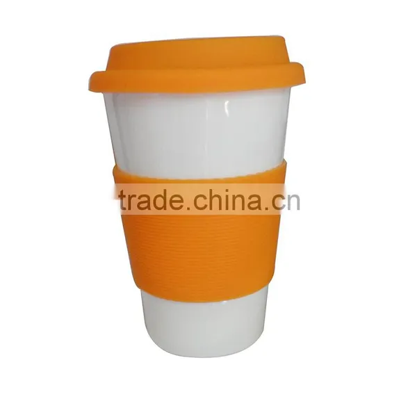 Promotional Gift Ceramic Coffee Mug With Silicone Lid Quality Choice photo-5