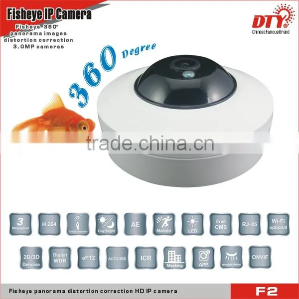 360 Degree Wide Angle Fisheyefisheye Ipc Hidden Panoramic ip Micro Camera photo-2