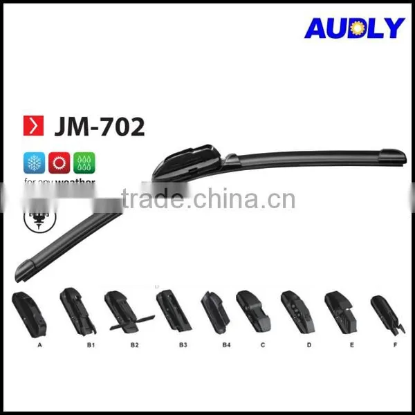JM-702 Universal Type Applicable for Hook&Bayonet Economic Flatwiper Blade photo-4