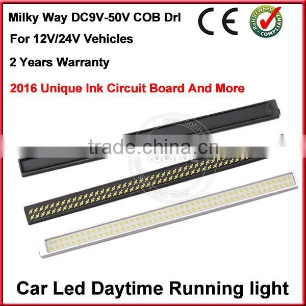 Daytime Running Lights for 12v 24v Vehicles 24v Led Indicator Light Drl Cob photo-3