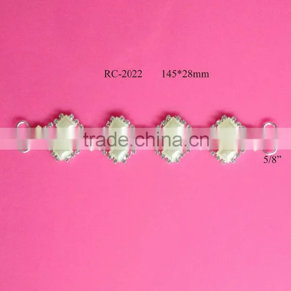 Stock Hot Selling Factory Price Rhinestone Connector for Headband/hairwear(RC-2022) photo-2