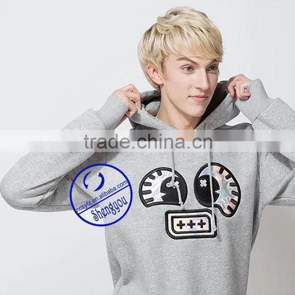 Custom 65 Cotton 35 Polyester Hoodie With Embroidered photo-3