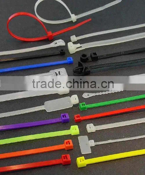 Direct Selling Self-locking 8*200 PA66 Releasible Cable Ties/plastic Binding Ties photo-3