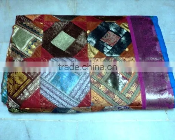 Cotton Patchwork Bedcovers Ethnic Indian photo-2