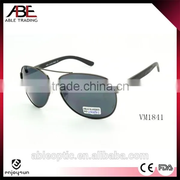 New 2016 Mens Color Classic Uv400 Lens Polarized Italy Designer Glasses Metal Sunglasses Eyewear CE photo-3