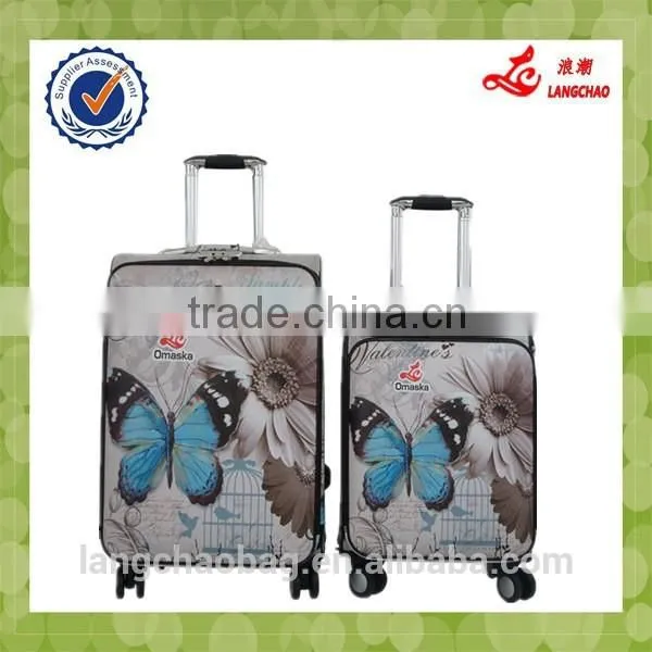 Four Wheels Soft Luggage Sets High Quality Spinner Luggage New Luggage Suitcase photo-3