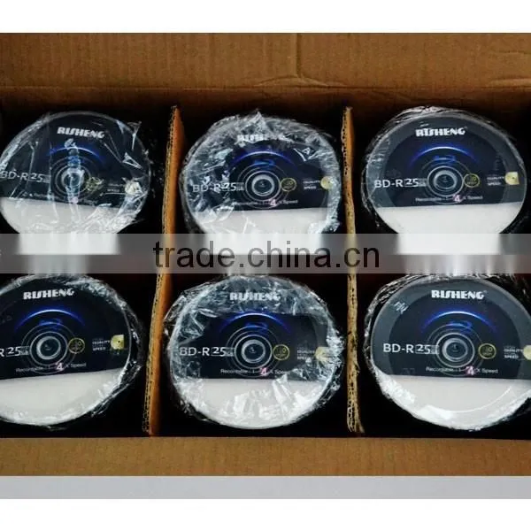 RISHENG Blank Blu Ray Disc 25GB/wholesale 25GB Blank Blu-ray/recordable Blu Ray 50cake Package photo-5