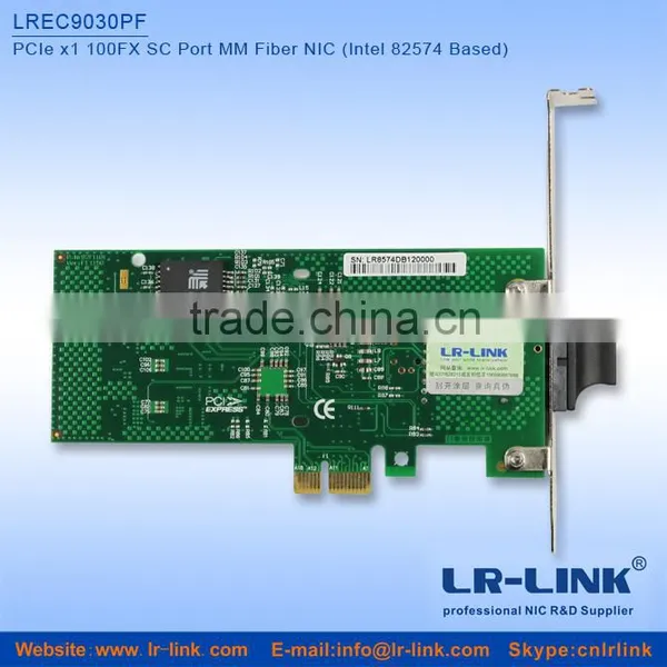 PCIe Intel 82574 Chipset PCI Express x1 100Mbps MM SC Port Fiber Optic Fast Ethernet PXE Types of Boot Room PCIe Lan Card Quality Choice photo-4