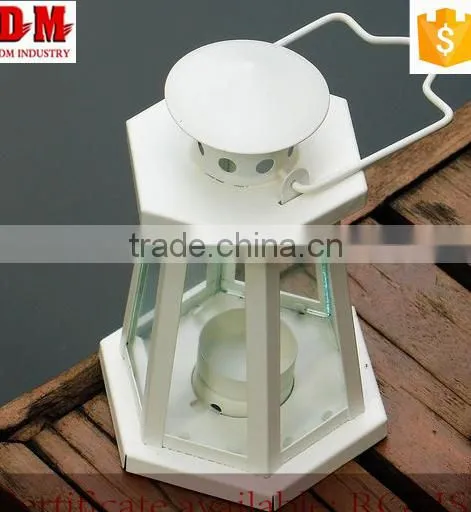 Durable Colorful Iron Home Decoration Hurricane Lamp photo-2