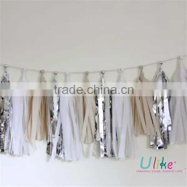 Bulk Diy Tissue Tassel Garland Tissue Paper Garland photo-6
