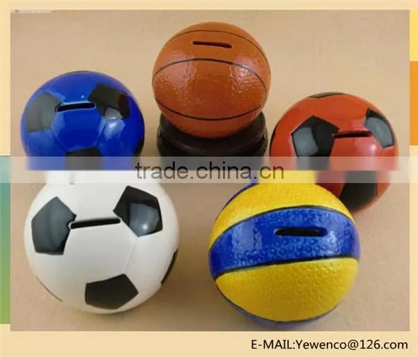 Ceramic Soccer Bank Ceramic Soccer Gift photo-3