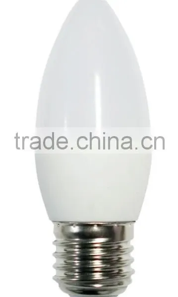 Led Lighting Candle Shape C37 Bulb 6w IC Driver E12 E14 E26 E27 Base CE RoHS Certifications Plastic Plus Aluminium Factory Price photo-2