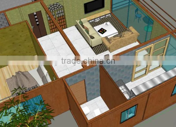 High Quality Prtabricated Container House , DIY Prefab Villa House photo-3