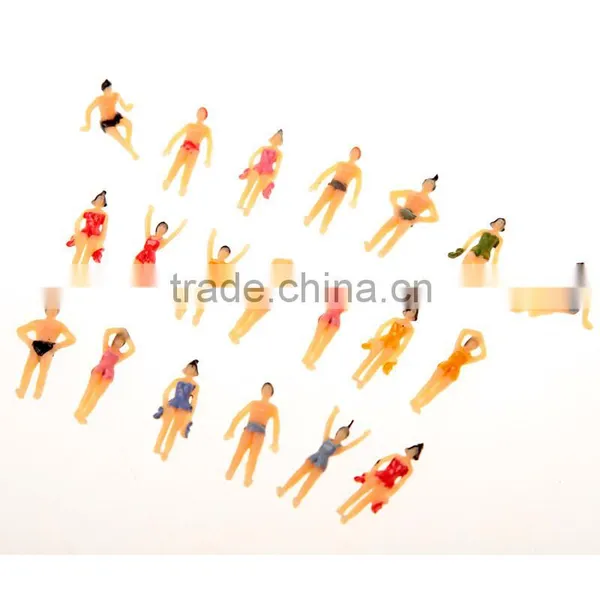 Model Swimming Figure, Scale Plastic Swimming Figure for 1/100, Plastic Mini Human Figures, Plastic 3d Swimming Figure photo-3