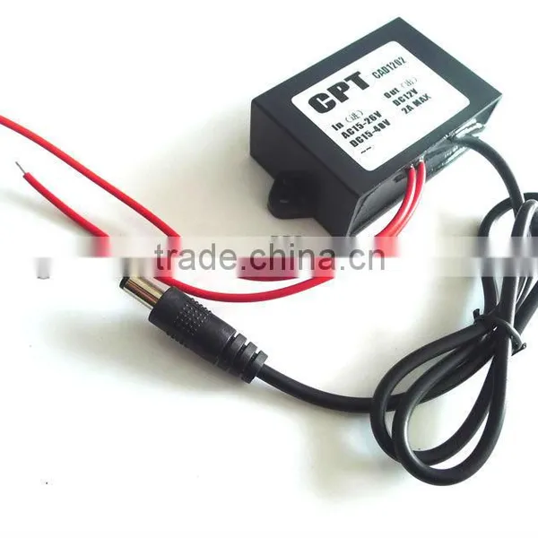 AC DC 24V to DC 12V Converter Power Supply Voltage Regulator Waterproof Module