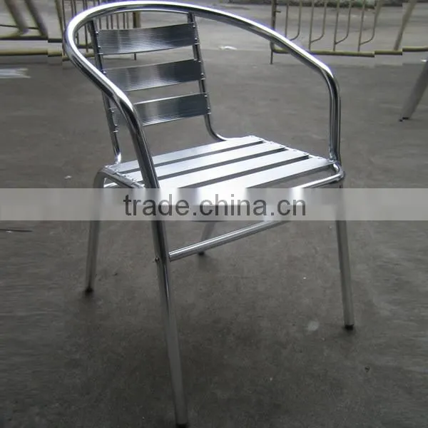 00 Commerical Logo Use Colorful Aluminum Dining Stacking Outdoor Chair YC001 photo-4