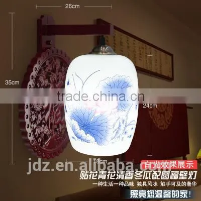 Ceramic Camphorwood Interior Decoration Modern Led Wall Lamp Creative Indoor Living Room Wall Lamps for Project photo-4