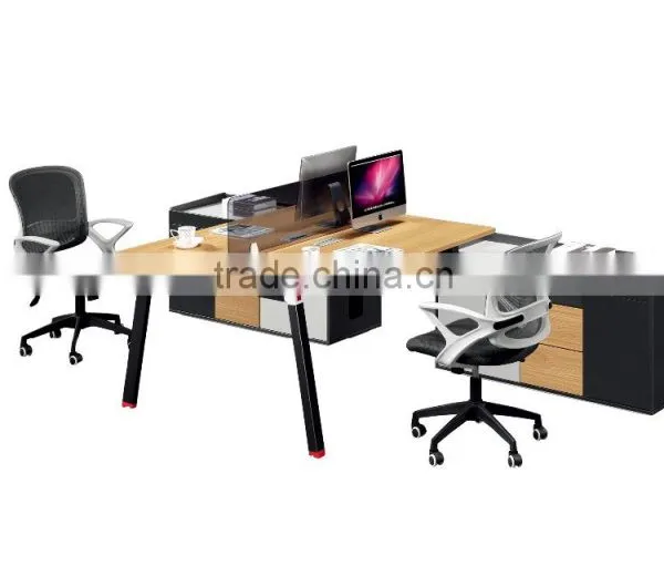 Modern 6 Person Workstation , Knock Down Furniture,office Workstation for 6 Person photo-4
