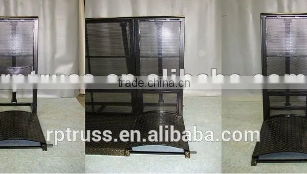 RP Black Color Aluminum Mojo Barricade With Pass-through Gate photo-3
