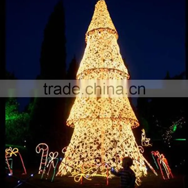 Fantasitc Light up Cones Beautiful Wire Decorative Cone Tree Shining Led Christmas Cone Shape Light With Smart Design photo-4