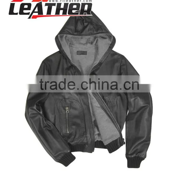 Mens Quilited Leather Jackets With Stand up Collar, Slim Fit Men pu Leather Jacket photo-3
