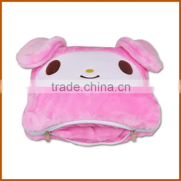 Wholesale Carton Animal Pattern Baby Pillow Blanket photo-3