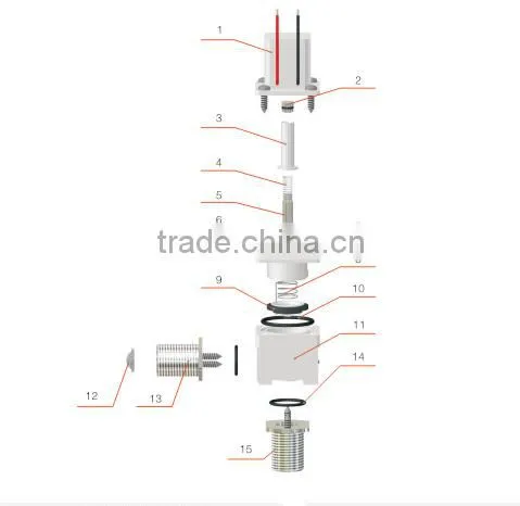 6VDC Stainless Steel Flow Control Sensor Sanitary Water Electric Valves Drain Valve photo-2